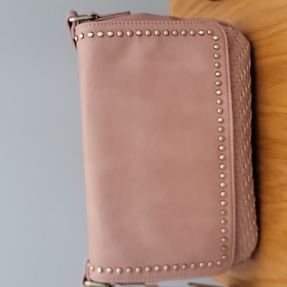 Sasha + Sofi Vegan Pink Leather purse